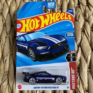 2018 Custom Ford Mustang GT 60 Year 60th Anniversary Pony Car Hot Wheels 🆕 2025